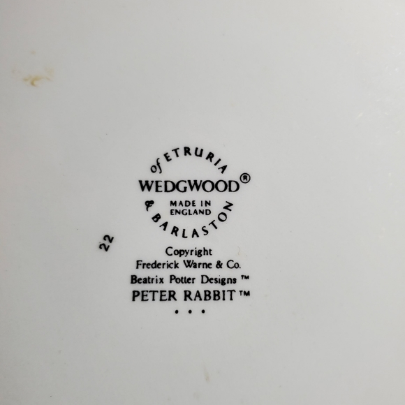 NWOT Peter Rabbit Fine China Set by Wedgewood - Picture 10 of 16